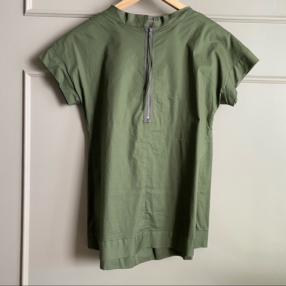 🛍 Simply Vera Green Cotton Tunic with Sequins - Picture 4 of 5